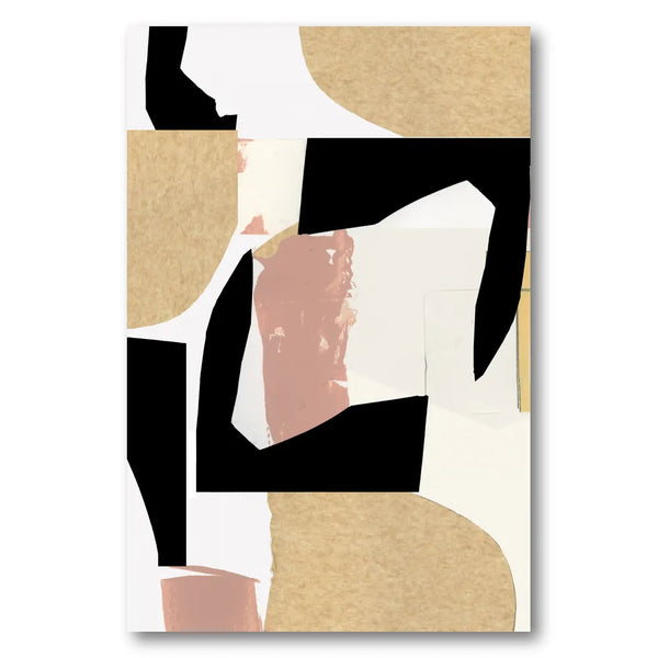 Geometric Organic Collage Art Print 1