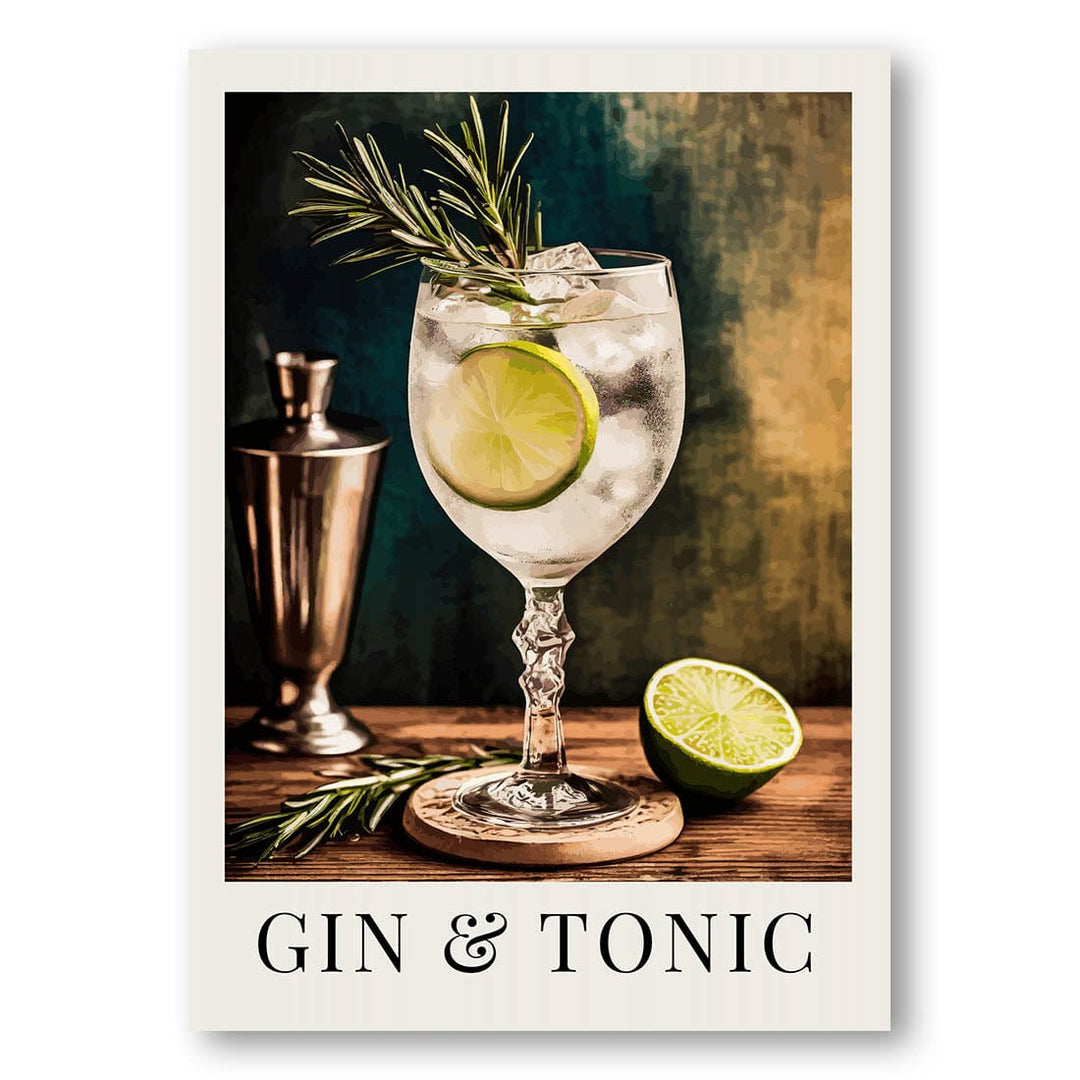 Gin & Tonic Art Print
