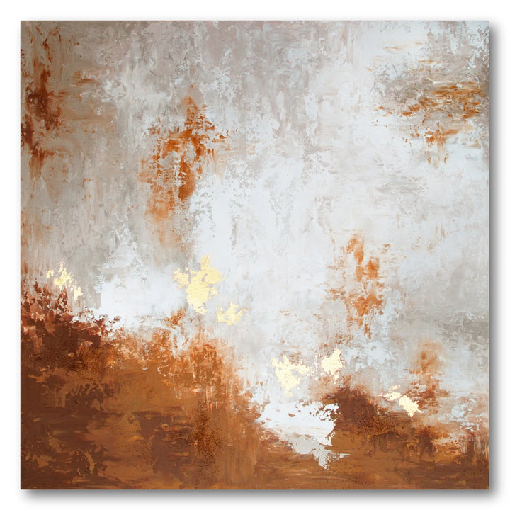 Golden Earth Abstract Art Print