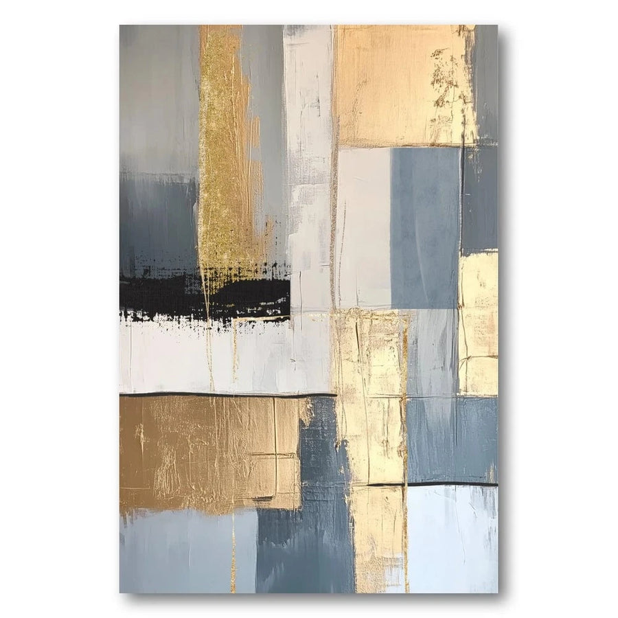 Golden Abstract 2 Art Print