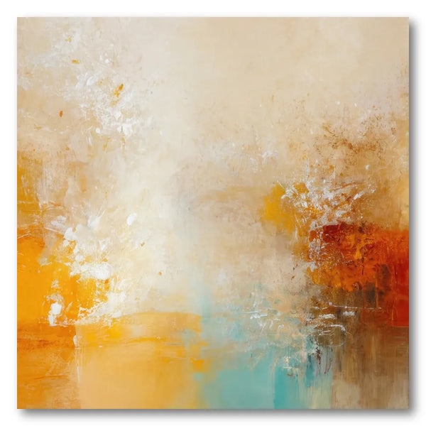 Golden Horizon Abstract Art Print