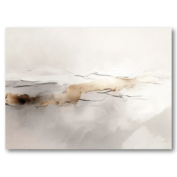 Golden Horizon Abstract Art Print