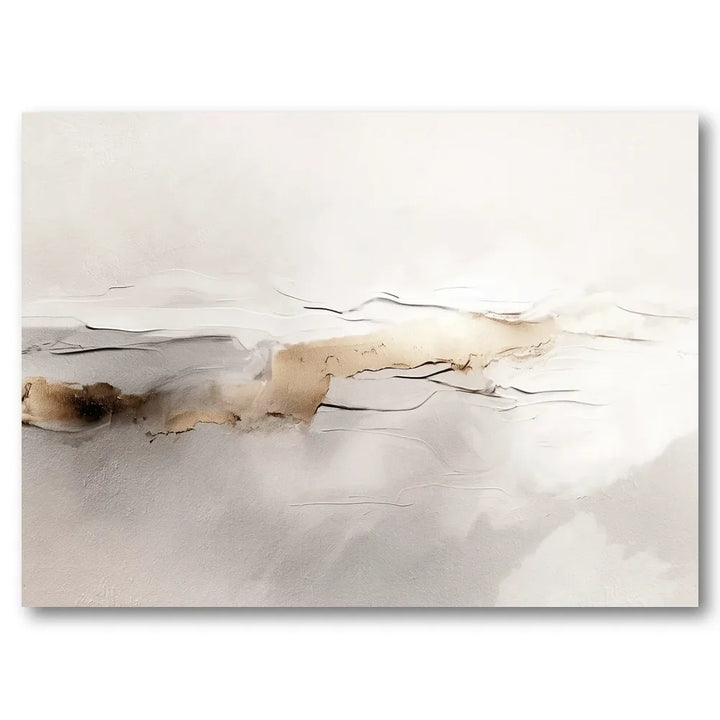 Golden Horizon Abstract Art Print