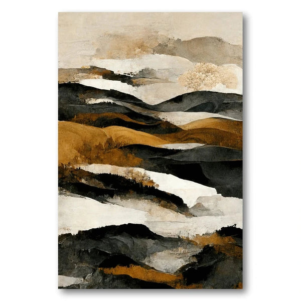 Golden Landscape Art Print