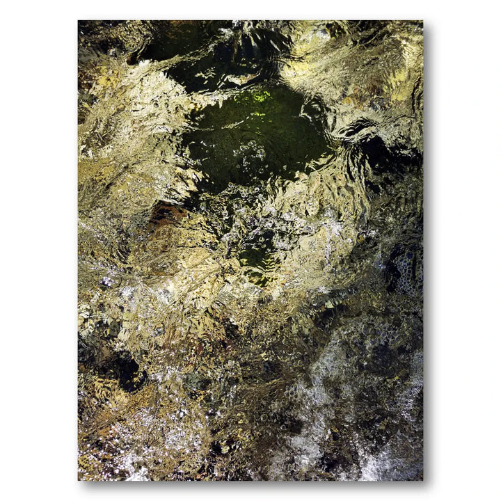 Golden Water Shimmer Photo Print