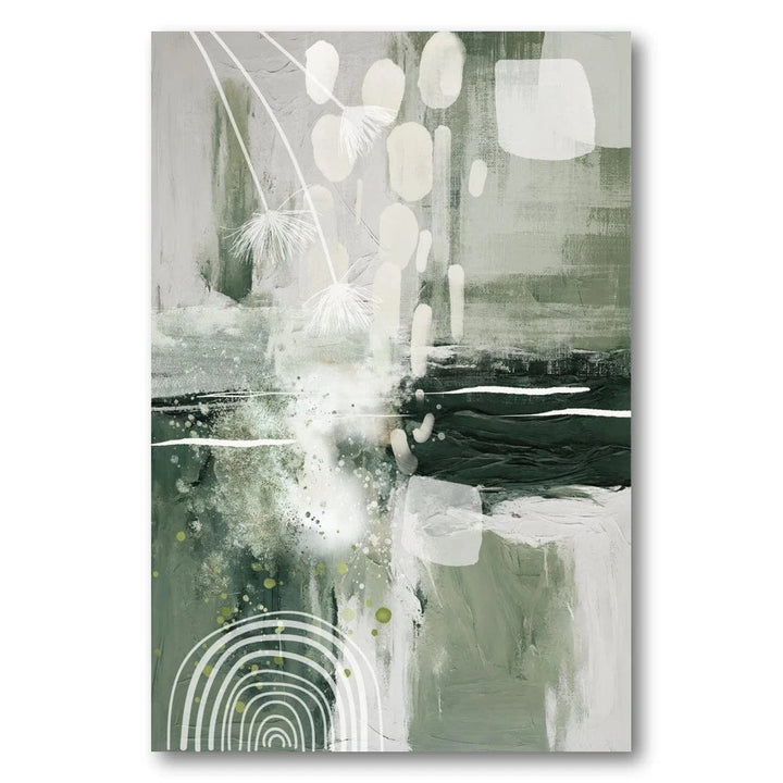 Green Abstract Art Print