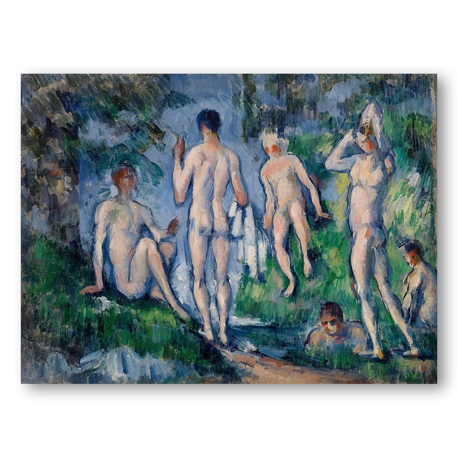 Group of Bathers by Paul Cezanne Art Print