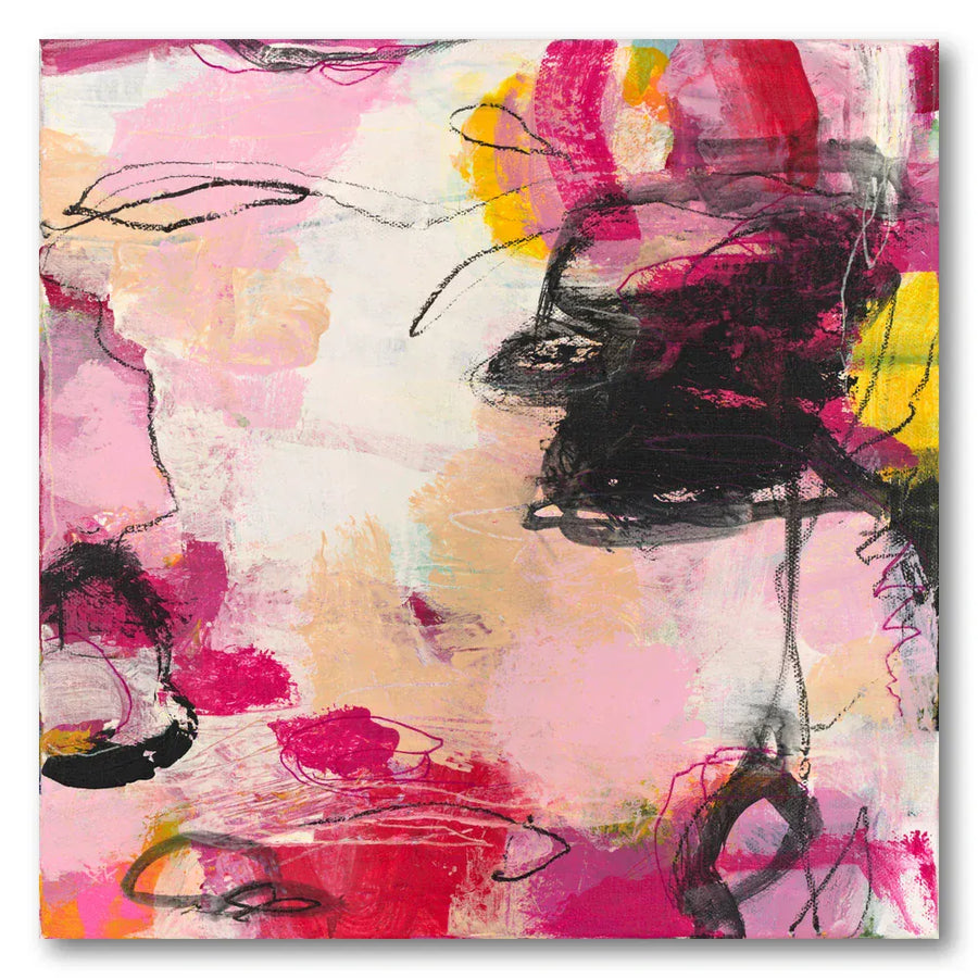 Vibrant Whimsy Abstract Art Print