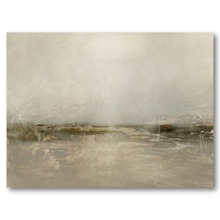 Misty Marsh Horizon Art Print