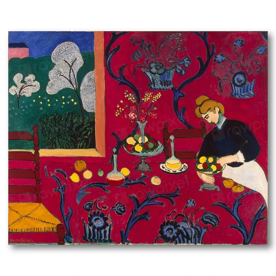 Harmony Red by Matisse Art Print