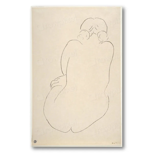 Seated Nude by Henri Matisse Art Print