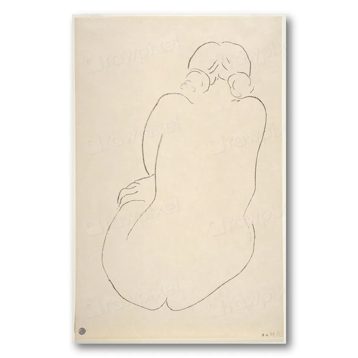 Seated Nude by Henri Matisse Art Print