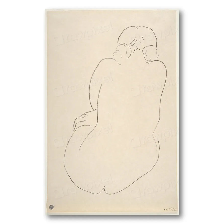 Seated Nude by Henri Matisse Art Print
