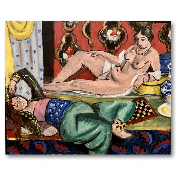 Two Odalisques by Matisse Art Print