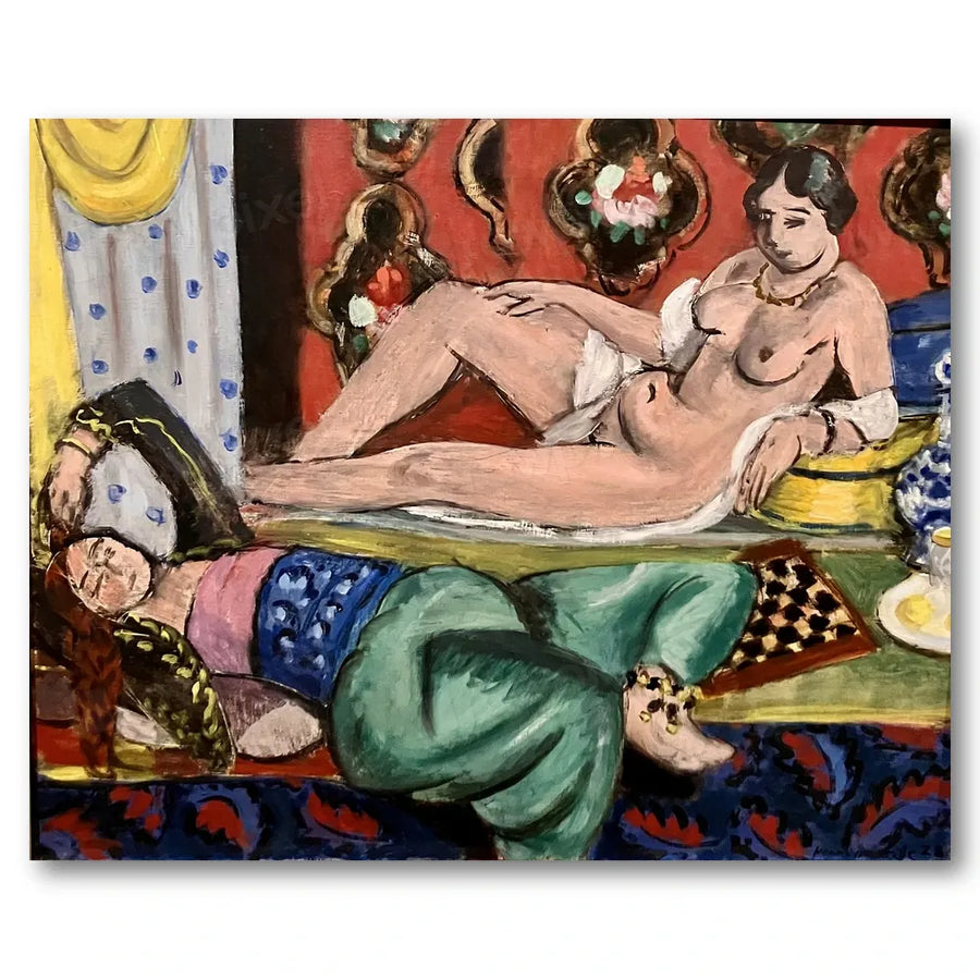 Two Odalisques by Matisse Art Print