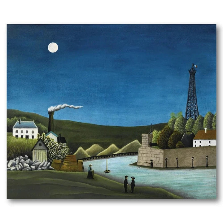 La Seine by Henri Rousseau Art Print