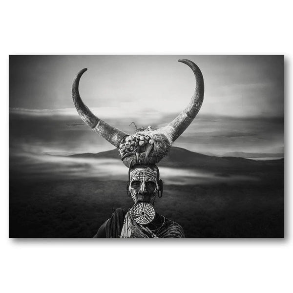 Horned Figure Art Print