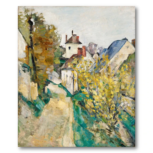 House of Dr. Gachet, Auvers Art Print