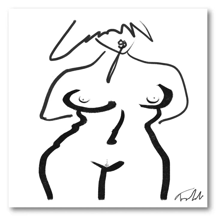 Minimalist Feminine Form Art Print