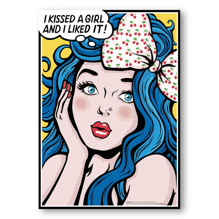 I Kissed a Girl -  Art Print