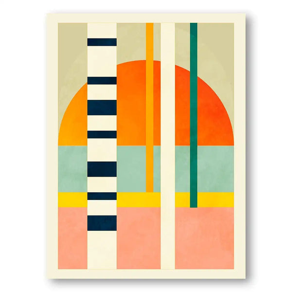 Ibiza Sunsets 2 Boho Art Print