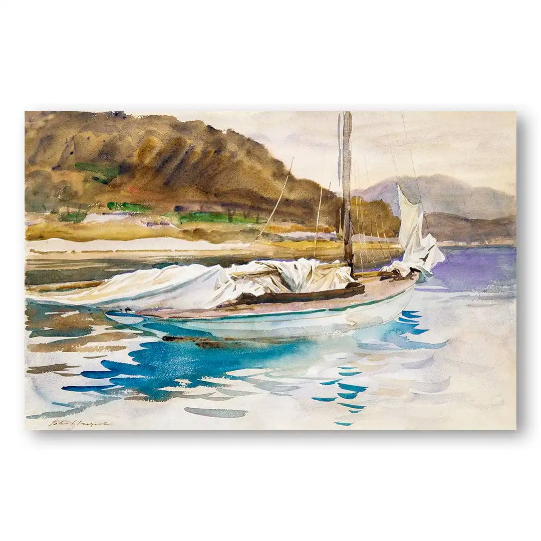 Idle Sails by John Singer Sargent Coastal Art Print