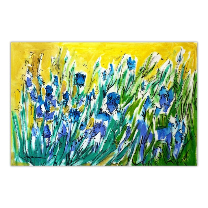 Iris Fields Abstract Art Print