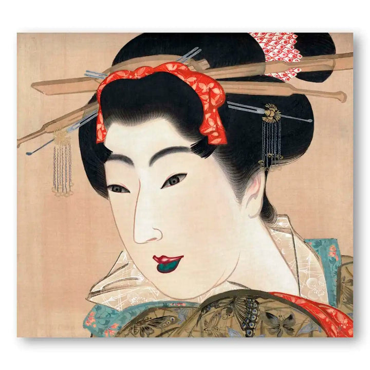 Japanese Geisha by Mihata Joryu Art Print