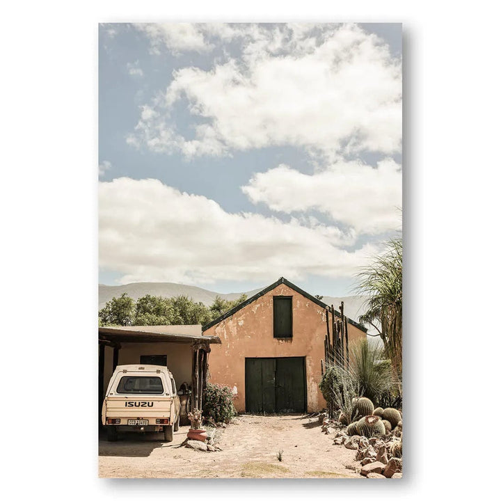 Karoo Farmhouse Tranquility Photo Print