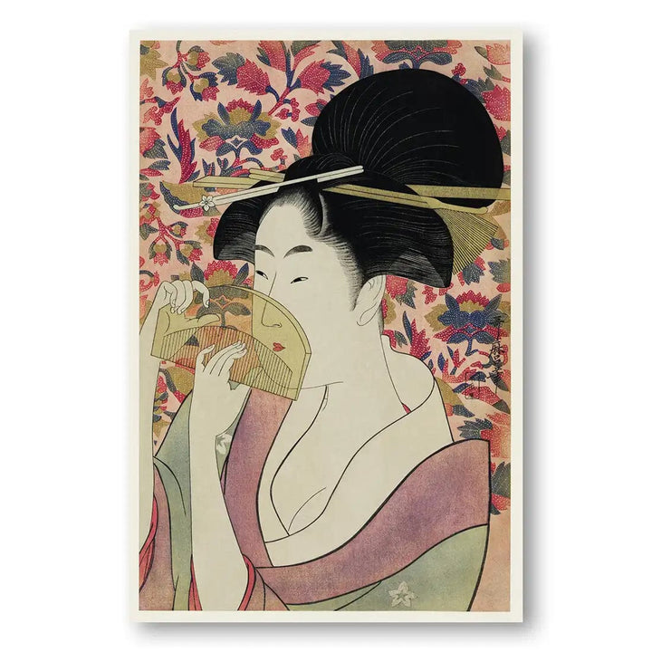 Kushi By Utamaro Kitagawa Art Print