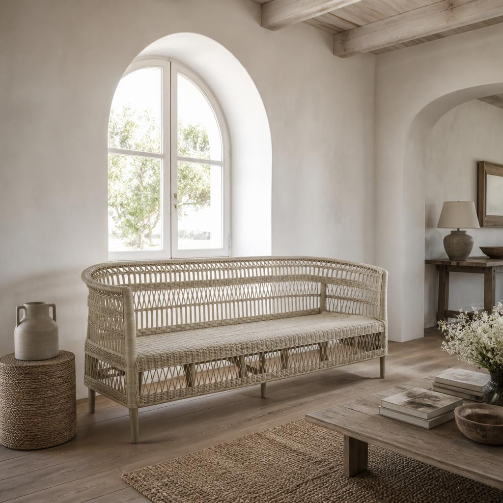 Malawi Four-Seater Sofa styled in a room