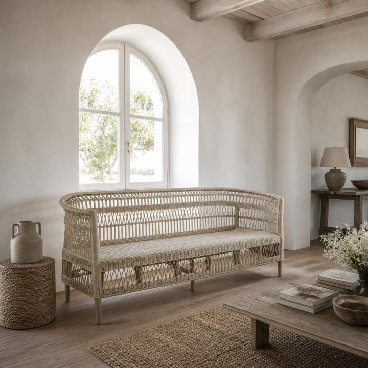 Malawi Four-Seater Sofa styled in a room
