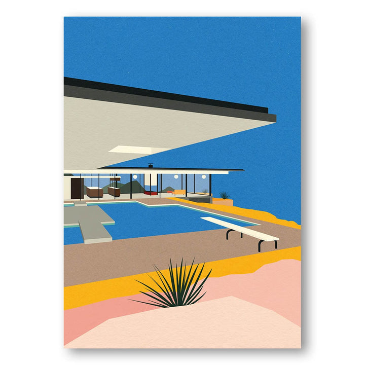 La Stahl House -  Art Print