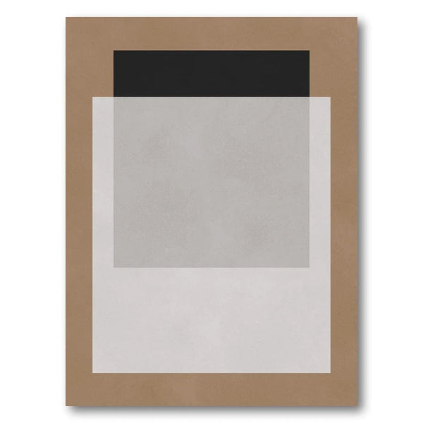 Muted Geometric Harmony Art Print