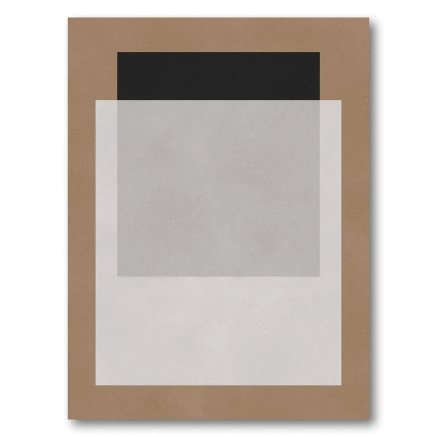 Muted Geometric Harmony Art Print