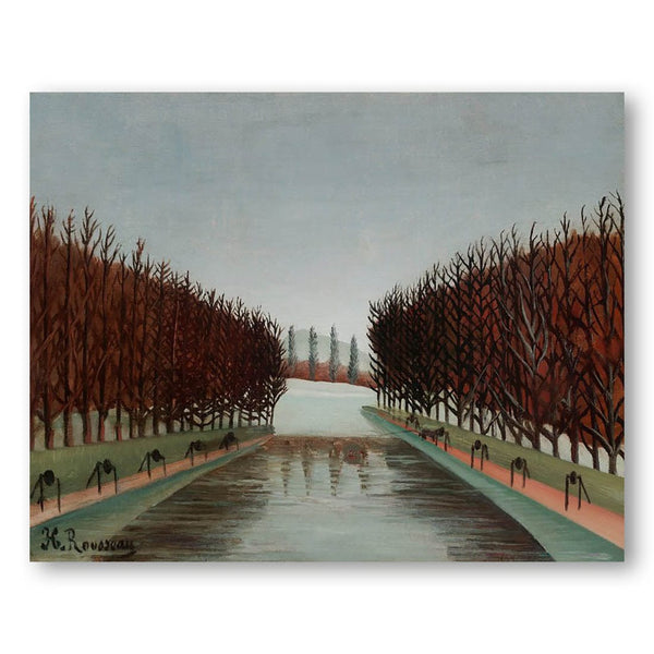 Le canal by Henri Rousseau Art Print