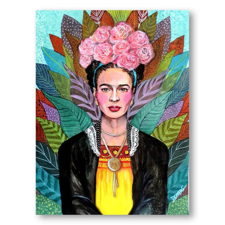 Libertad Blossoms Portrait Art Print