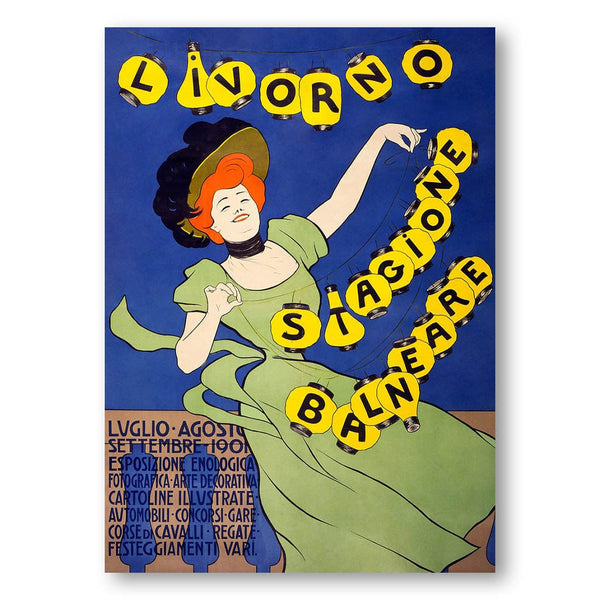 Livorno Stagione Balneare by Leonetto Cappiello Art Print