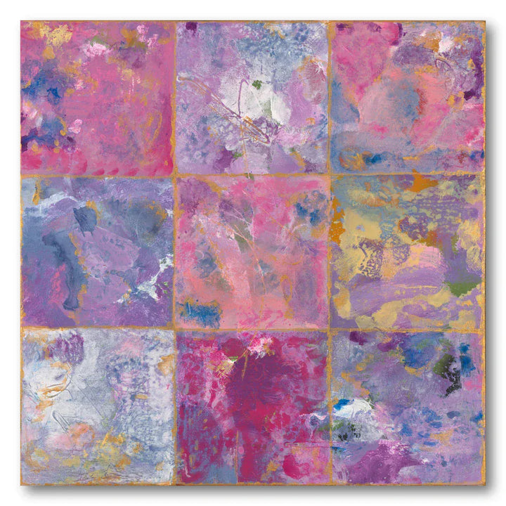 Colorful Pastel Grid Art Print