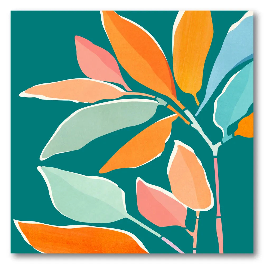 Magical Rainbow Forest Art Print