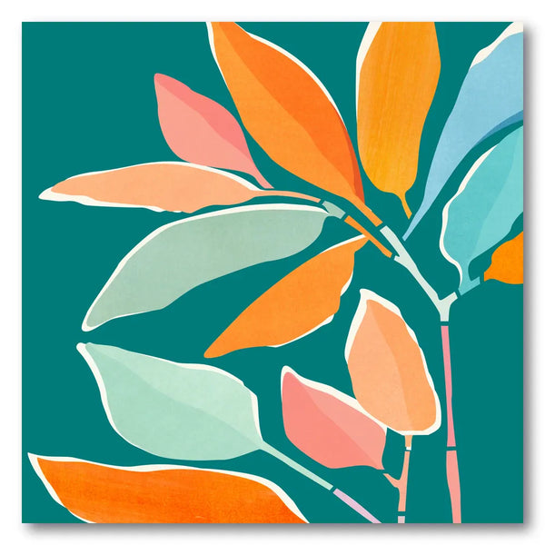 Magical Rainbow Forest Art Print