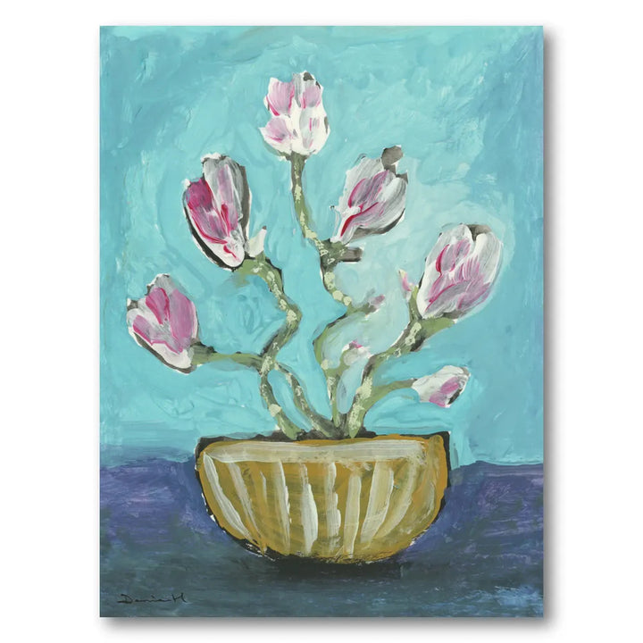 Magnolia Vase Art Print