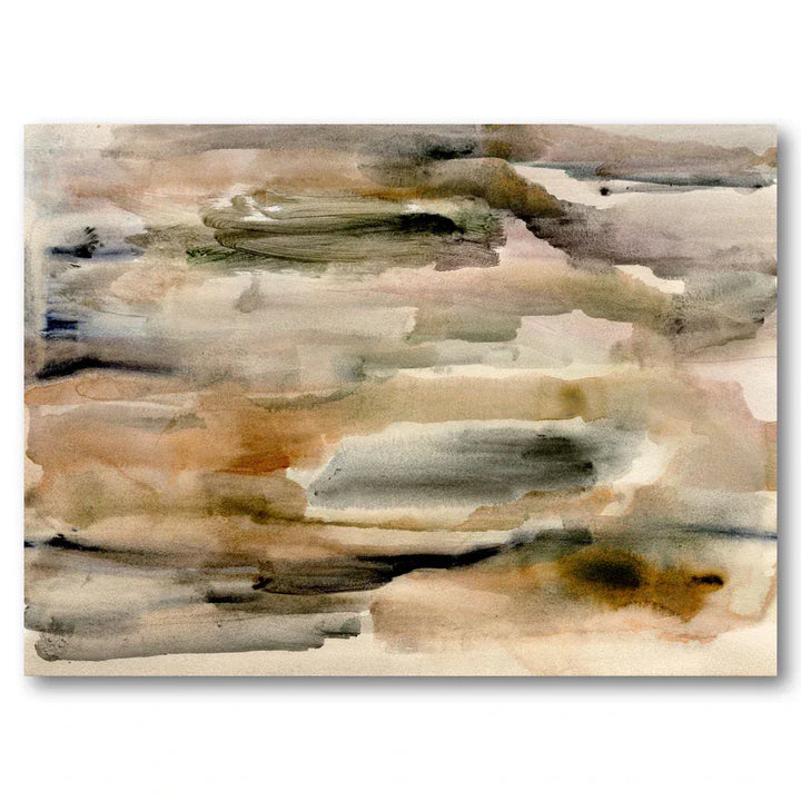 Earthy Abstract Landscape Art Print
