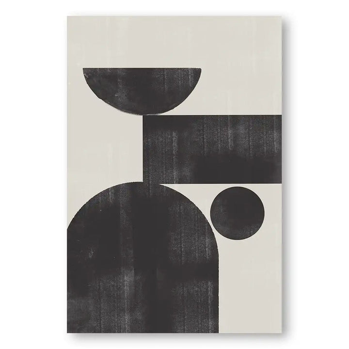 Mid-Century Modern Shape Study 2 Art Print