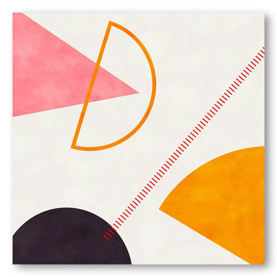 Bauhaus Geometric Harmony Art Print