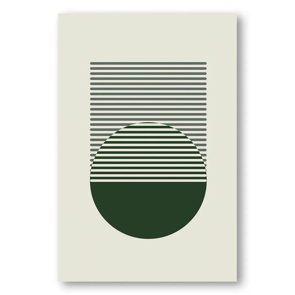 Geometric Harmony Canvas Art Print