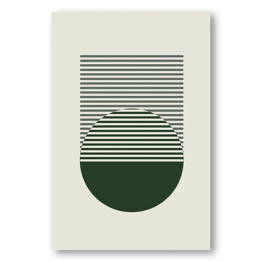 Geometric Harmony Canvas Art Print