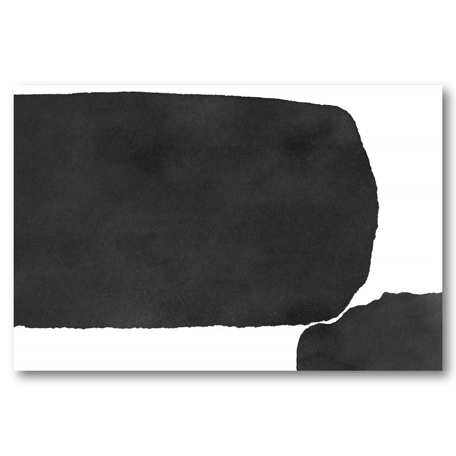 Obsidian Serenity Minimalist Art Print