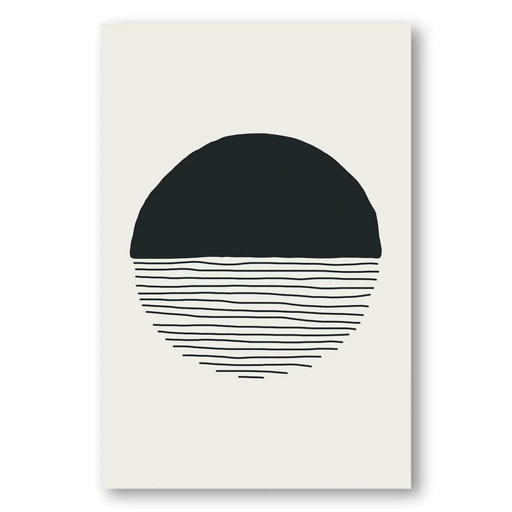 Minimalist Sunset Serenity #15 Art Print