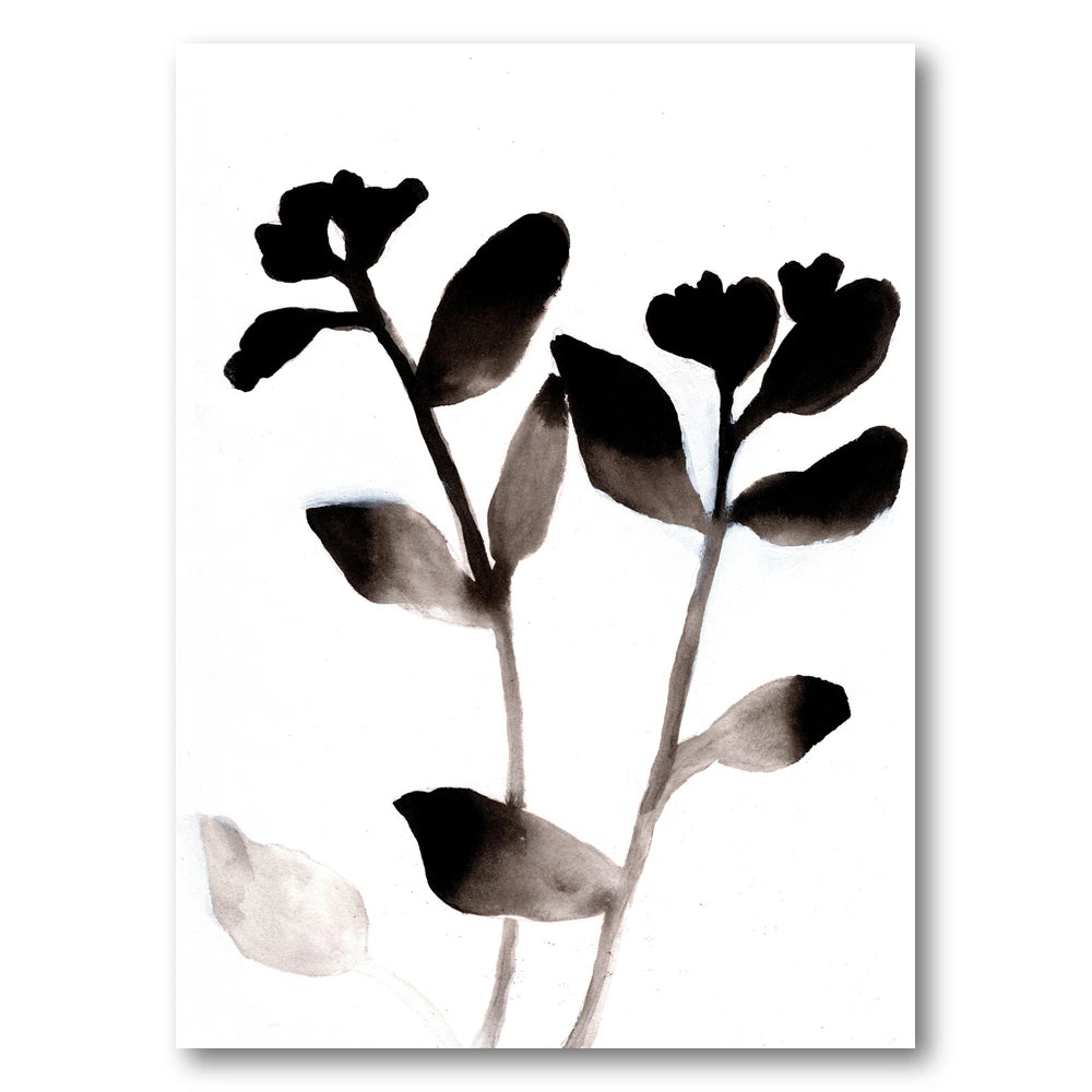 Minimalist Botanical Blooms Art Print